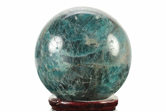 Bright Blue Apatite Sphere - Madagascar #241459